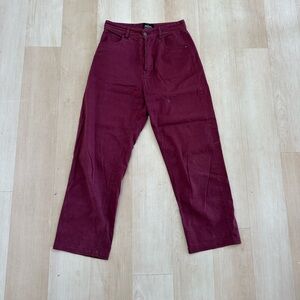 Afends Women’s Deep Red Burgundy Pants